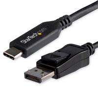 Cable adaptador de 1.8m usb-c a displayport - conversor usb tipo c a dp - 8k 60hz hbr3 - convertidor thunderbolt 3 displayport - startech.com mod. cdp2dp146b