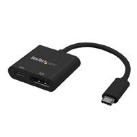 Adaptador usb c a displayport con entrega de alimentación - 4k 60hz hbr2 - conversor usb tipo c a dp 1.2 con carga - pd de paso de 60w - compatible con thunderbolt 3 - startech.com mod. cdp2dpucp