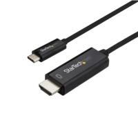 Cable adaptador de 1m usb-c a hdmi 4k 60hz - negro - cable usb tipo c a hdmi - cable convertidor de video usbc - startech.com mod. cdp2hd1mbnl