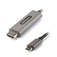 Cable usb-c a hdmi startech.com de 5m 4k 60hz con hdr10 - cable adaptador de video ultra hd usb tipo-c a hdmi 2.0b 4k - convertidor hdr usb c a hdmi para monitor/pantalla - dp 1.4 modo alt hbr3