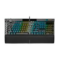 Teclado corsair k100 rgb/ óptico-mecánico/ led rgb retroiluminado /corsair opx/negro/teclas pbt negras/ (ch-912a01a-na)