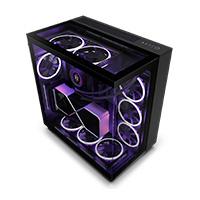 Gabinete nzxt h9 elite / vidrio templado / negro / atx mid tower /con 3 ventiladores rgb /1 sin rgb / gamer