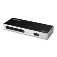 Docking station usb-c y usb-a para laptops - docking station para  2 monitores displayport o hdmi - replicador de puertos usb-c displaylink 4k - startech.com mod. dk30a2dh