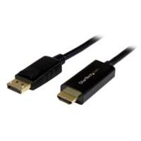 Cable adaptador de 1m displayport a hdmi - color negro - ultra hd 4k - startech.com mod. dp2hdmm1mb