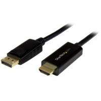 Cable adaptador de 5m displayport a hdmi - 4k 30hz - cable convertidor dp a hdmi ultra hd - negro - startech.com mod. dp2hdmm5mb