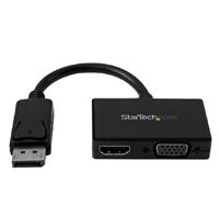 Adaptador dp de audio/video para viajes - convertidor displayport a hdmi o vga compatible con thunderbolt 1920x1200 - startech.com mod. dp2hdvga