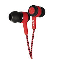 Audifonos alambricos ghia comet color rojo 3.5mm 1.2 metros de cable 3mw de potencia con manos libres