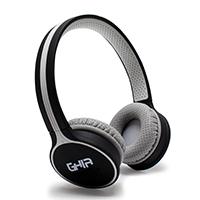 Audifonos diadema bluetooth ghia n1 hifi sound negro/gris 10m alcance bt 4.2 bateria 300mah