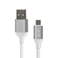 Cable micro usb ghia 1m color blanco