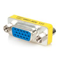 Cambiador delgado de genero vga hd15 hembra a hembra - acoplador - startech.com mod. gc15hsf