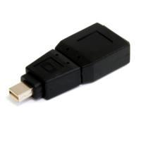 Adaptador de video mini displayport a displayport - convertidor mini dp macho - dp hembra - minidp negro - startech.com mod. gcmdp2dpmf