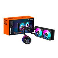 Disipador de enfriamiento liquido gigabyte gp-aorus waterforce x ii 240/240mm/s-1700/s-1200/am4/am5/rgb