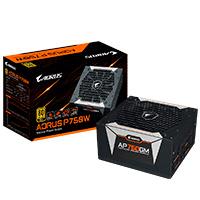 Fuente de poder gigabyte aorus p750w 80+ gold modular / atx 12v / 750w / color negro