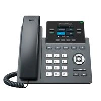 Telefono ip grandstream grp2612/  2 cuentas sip 4 lineas pantalla a color 2 puertos 10/100/100 16 teclas blf incluye eliminador de corriente (no poe)