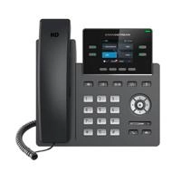 Telefono ip grandstream grp2612w/ 2 cuentas sip 4 lineas wifi pantalla a color 2 puertos 10/100/100 16 teclas blf  poe (no incluye eliminador)