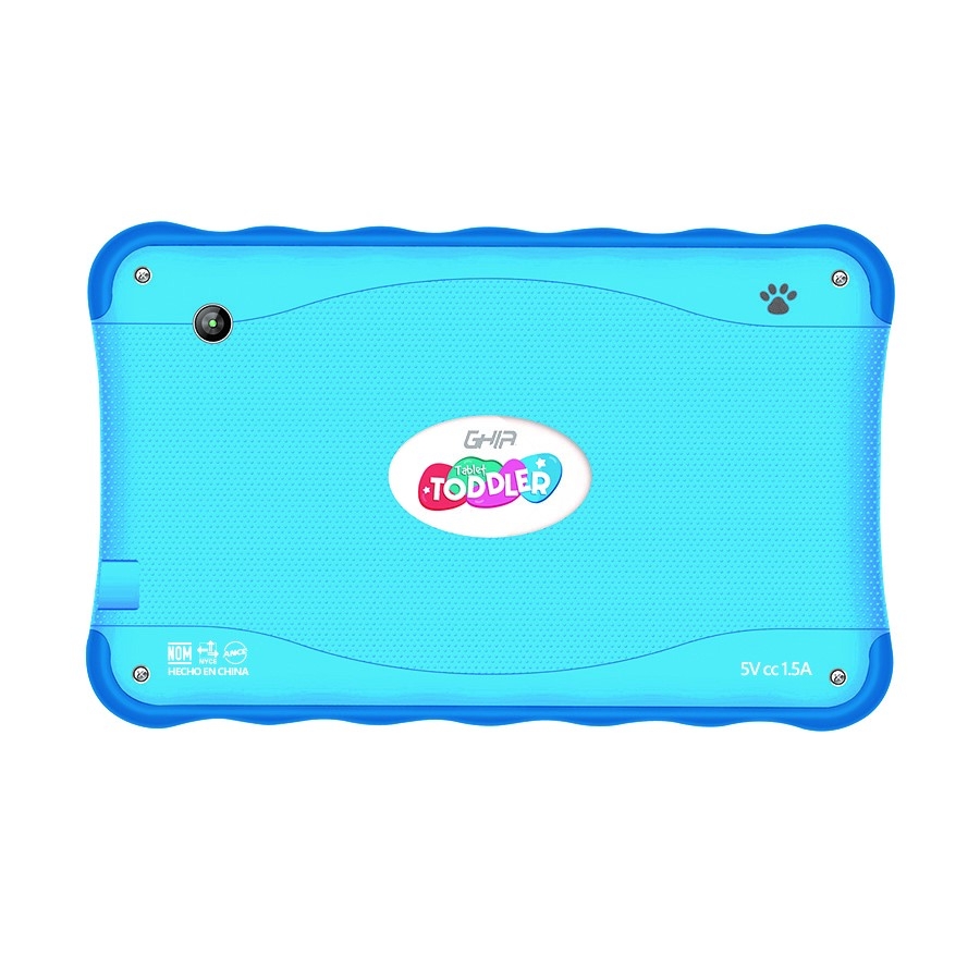 Tablet ghia toddler 7 pulg/a133 quadcore/2gb ram/32gb rom/2cam/wifi/bluetooth/2500mah/android 11 go /azul