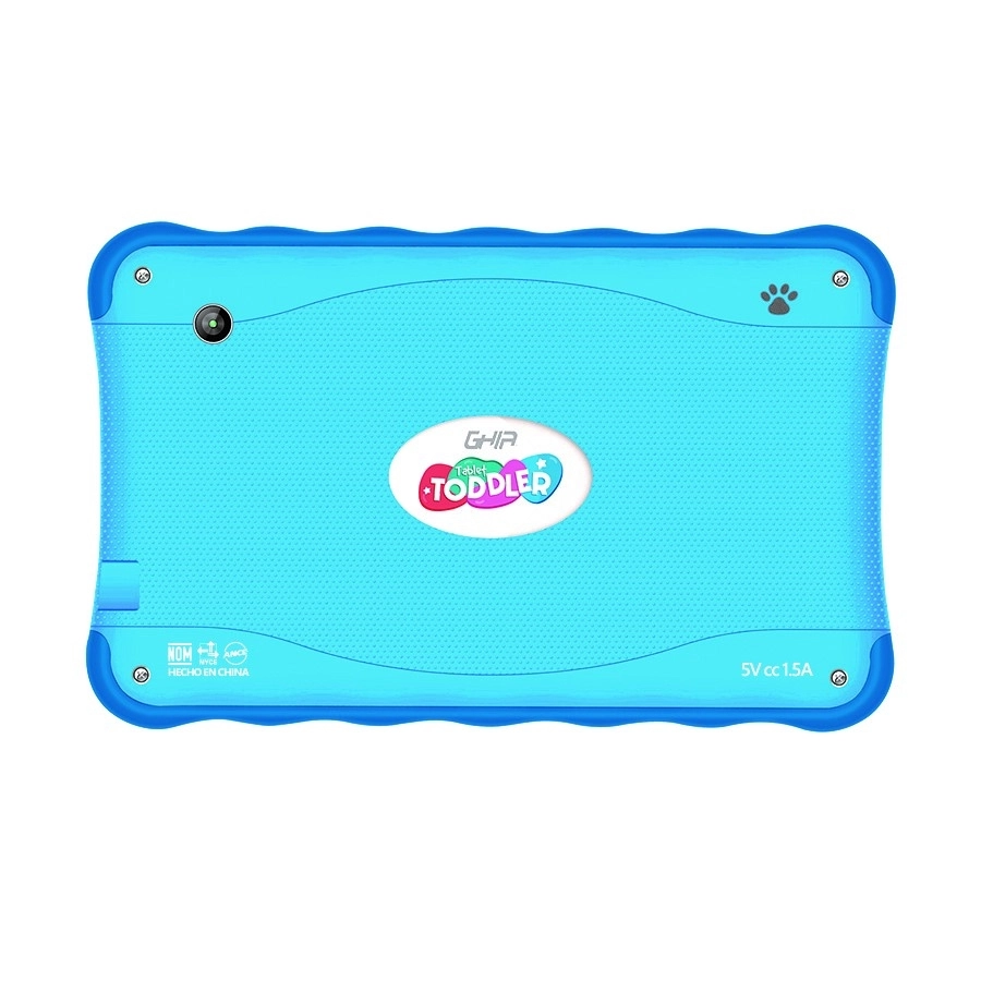 Tablet ghia toddler 7 pulg/a133 quadcore/2gb ram/32gb rom/2cam/wifi/bluetooth/2500mah/android 11 go /azul