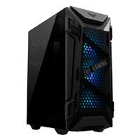 Gabinete asus tuf gaming gt301/negro/media torre/atx/cristal templado/rgb/gamer