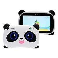 Tablet ghia kids panda 7 pulgadas/quad core/1gb/8gb/2cam/wifi/bluetooth/2500mah/android 8.1 go edition / blanco con negro ojos azules