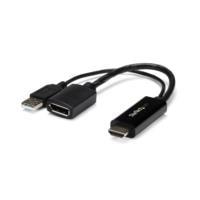 Adaptador de video hdmi a displayport - convertidor 4k alimentado por usb - startech.com mod. hd2dp