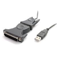 Cable adaptador de 91cm usb-a a 1 puerto serie rs232 - adaptador serial - 1x db9 db25 - 1x usb a - startech.com mod. icusb232db25