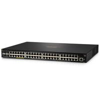 Switch hp aruba 2930f 48g poe 4sfp, 48 puertos rj45 10/100/1000 poe 740w y 4 sfp 1/10g administrable capa 3 rip, ospf, acls, qos