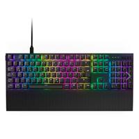 Teclado mecanico nzxt function 2 / negro / rgb / switch óptico gateron red / reposa muñecas / ingles /gamer.