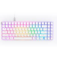 Teclado mecanico nzxt function 2 minitkl / blanco / rgb / switch optical red / ingles/gamer