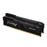 Kit memoria kingston fury beast black xmp/  ddr4 /16gb (2x8gb) / 3200mt/s / dimm / cl16  (kf432c16bbk2/16)