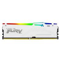 Memoria ram kingston fury beast ddr5 white (2x32gb) expo 64gb 6000mhz cl30 rgb (kf560c30bweak2-64)