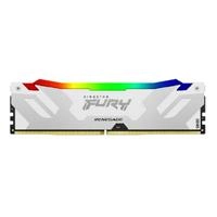 Memoria ram kingston fury renegade ddr5 silver/white 16gb 6000mhz cl32 rgb (kf560c32rwa-16)