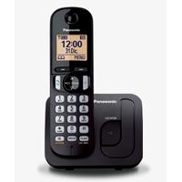 Telefono panasonic kx-tgc210meb inalambrico pantalla lcd color ambar altavoz identificador de llamadas 50 numeros en directorio (negro)