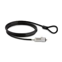 Candado de seguridad para laptop seguro con combinacion de 4 digitos para computadora laptop con cable recubierto de vinilo de 1.8 metros - startech.com mod. ltlock