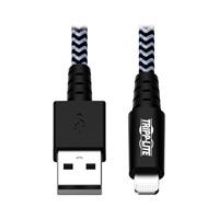 Cable usb tripp-lite m100-006-hd cable de sincronización y carga usb a a lightning para servicio pesado, certificado mfi - m/m, usb 2.0, 1.83 m [6 pies]