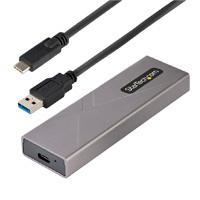 Gabinete externo usb-c 10gbps a nvme m.2 o ssd m.2 sata sin herramientas para ssd m.2 ngff pcie/sata de aluminio - cables usb c o usb-a - 2230/2242/2260/2280 - startech.com mod. m2-usb-c-nvme-sata