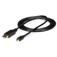 Cable adaptador de 1.8m de mini displayport 1.2 macho a dp macho - 4k - startech.com mod. mdp2dpmm6