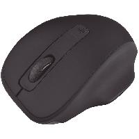 Mouse optico quaroni inalambrico 4 botones color negro con ajuste de dpi 1600/1200/800