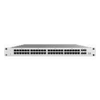 Switch 48 puertos cisco meraki 48 x 10/100/1000base-t ethernet rj45 4 x 1g sfp uplink (obligatorio licencia se cotiza por separado)