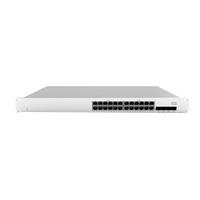 Switch 24 puertos poe cisco meraki 24 x 10/100/1000base-t ethernet rj45, 4 x 1gbe sfp uplink, 2 x stacking ports(uso de licencia obligatorio no incluida)