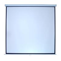 Pantalla multimedia screen msc-178b bco 100 diagonal formato 1:1 color blanco mate p/colgar manual