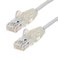 Cable de 30cm de red ethernet cat6 delgado sin enganches - cable de red snagless - gris - startech.com mod. n6pat1grs