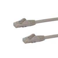 Cable de 10m de red gigabit cat6 ethernet rj45 sin enganche - cable patch snagless macho a macho - gris - startech.com mod. n6patc10mgr