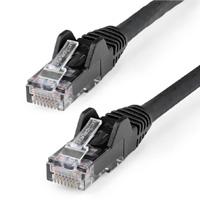 Cable de 3m de red ethernet utp sin enganches cat6 gigabit - negro - startech.com mod. n6patch10bk