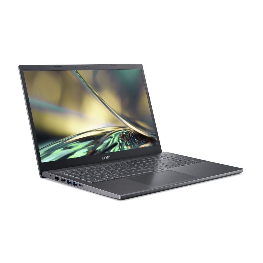 Laptop acer aspire 5 a515-57-560y, intel core i5-12450h, 16gb, 512gb, 15.6 pulgadas fhd, win 11 pro, gris acero 1 año garantia seguro contra robo