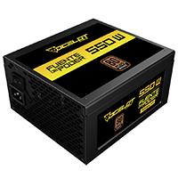 Fuente de poder ocelot gaming atx 550w modular certificacion 80 bronce