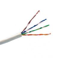 Cable utp saxxon 100 cobre / categoria 6 / color blanco / interior / 305 mts / 4 pares / fluke test / cert iso9001 / ul 444 / rohs/