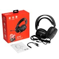 Audifonos xpg precog s audio 3d conector 3.5mm microfono omnidireccional contro de volumen negro gamer (precog s-bkcww)