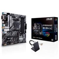 Mb asus b550 amd s-am4 3a gen/4x ddr4 2666/hdmi/dvi/d-sub/m.2/6x usb 3.2/wifi/bluetooth/micro atx/gama media/rgb