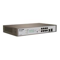 Switch tenda pro-s8-150w administrable 8 puertos poe1 fibra optica capa 3 (l3) ethernet 10/100/1000 base-t (poe), 1 puerto ethernet 10/100/1000 base-t datos 1 puerto sfp 1000 base-x