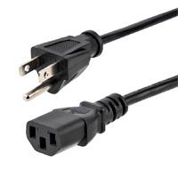 Cable de 6m de alimentacion de computadora, nema 5-15p a c13, 10a 125v, 18awg, cable de repuesto para impresora - startech.com mod. pxt10120